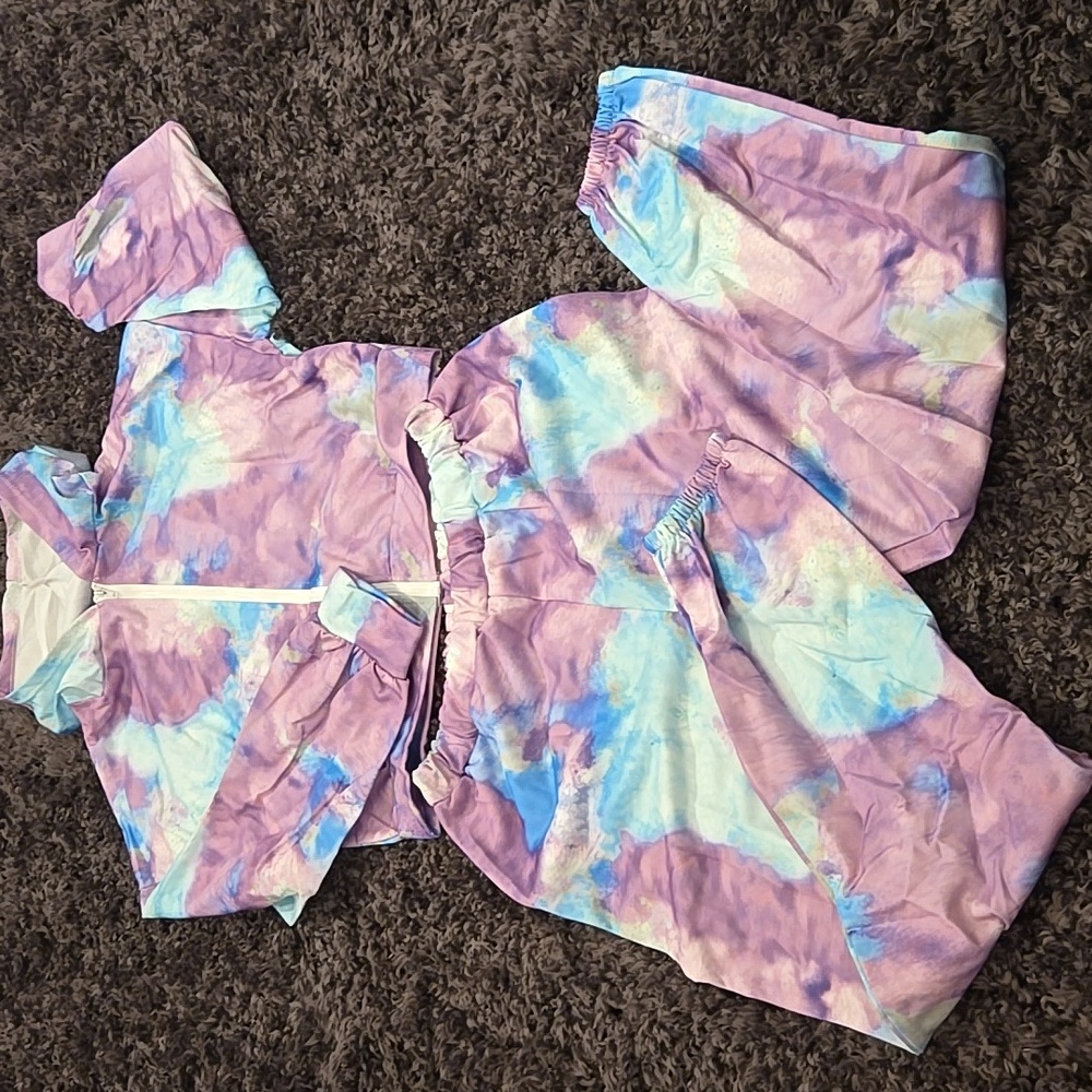 2 pc Tie-Dye Jogging Suit